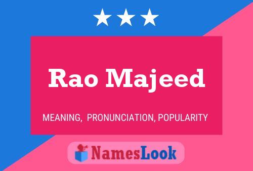 Rao Majeed Name Poster