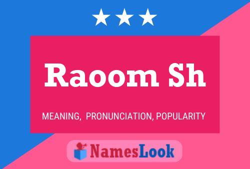 Raoom Sh Name Poster