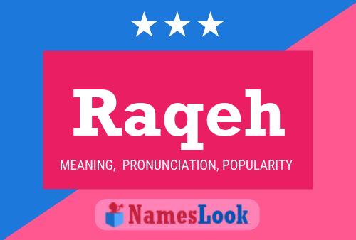 Raqeh Name Poster