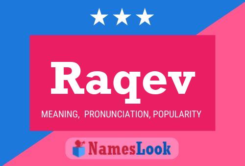 Raqev Name Poster