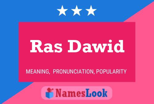 Ras Dawid Name Poster