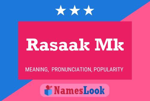 Rasaak Mk Name Poster