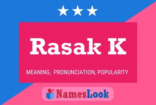 Rasak K Name Poster