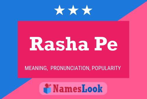 Rasha Pe Name Poster