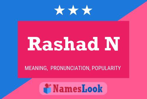 Rashad N Name Poster