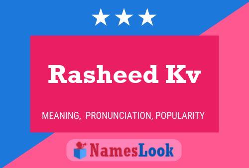 Rasheed Kv Name Poster