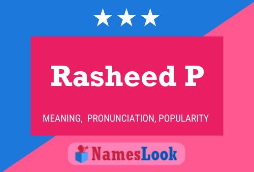 Rasheed P Name Poster