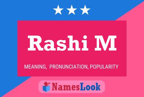 Rashi M Name Poster