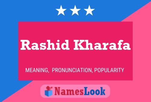 Rashid Kharafa Name Poster