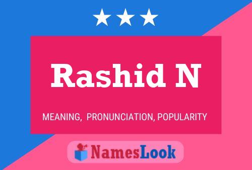 Rashid N Name Poster