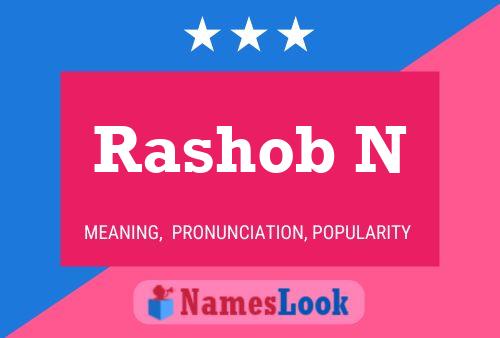 Rashob N Name Poster