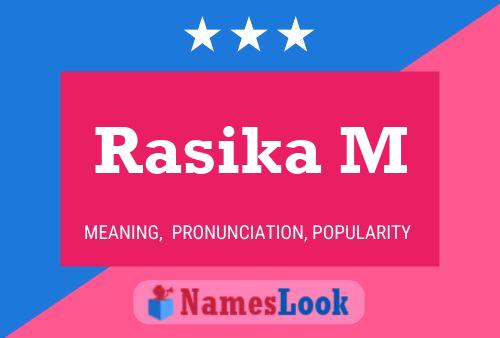 Rasika M Name Poster