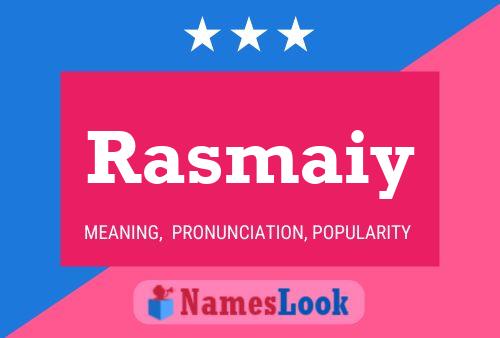 Rasmaiy Name Poster