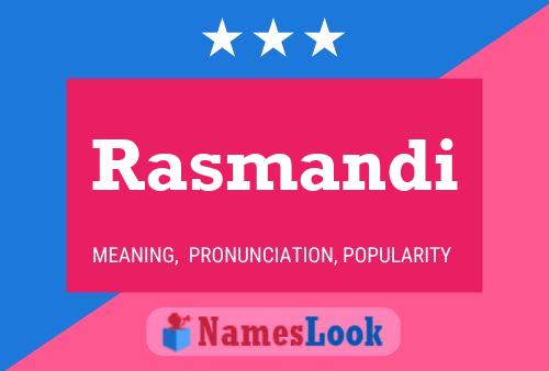 Rasmandi Name Poster