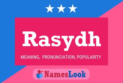 Rasydh Name Poster