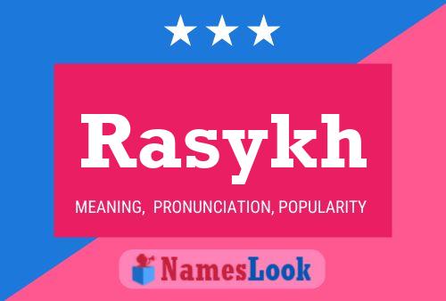 Rasykh Name Poster