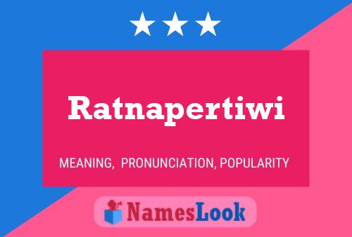 Ratnapertiwi Name Poster