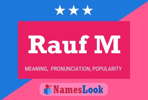 Rauf M Name Poster