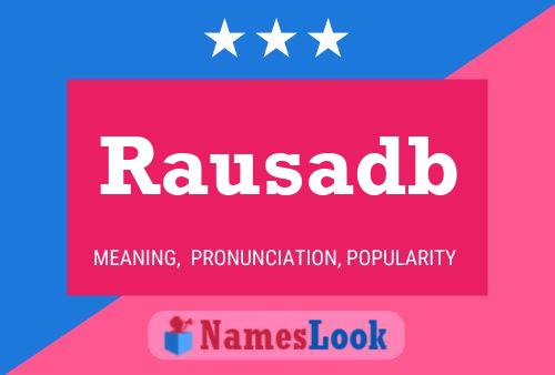 Rausadb Name Poster