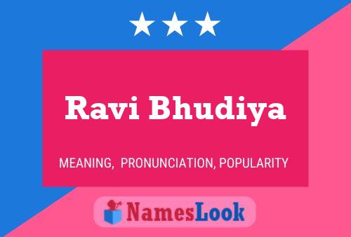 Ravi Bhudiya Name Poster