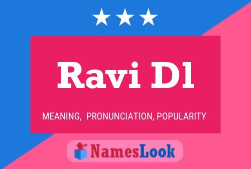 Ravi Dl Name Poster