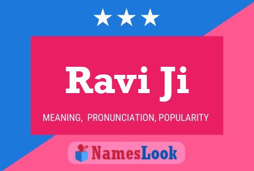 Ravi Ji Name Poster