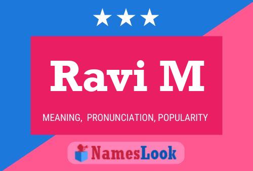 Ravi M Name Poster