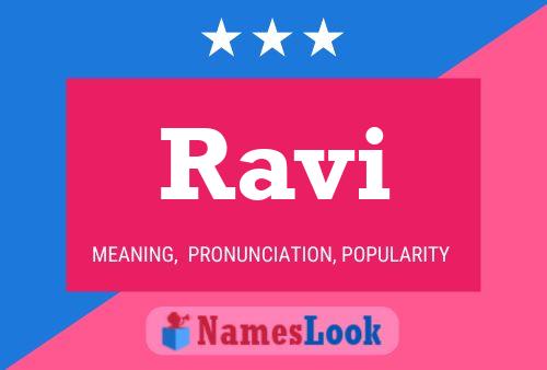 Ravi Name Poster