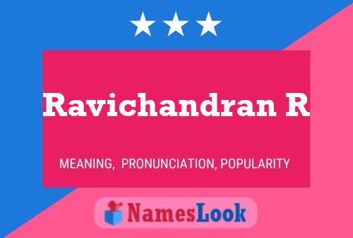 Ravichandran R Name Poster