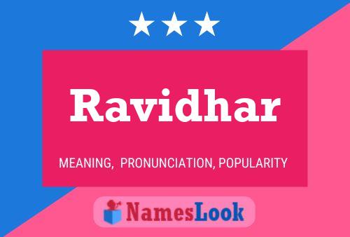 Ravidhar Name Poster