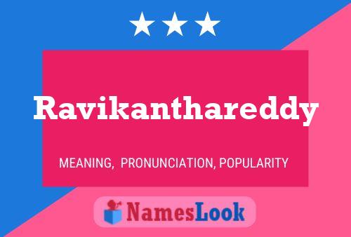 Ravikanthareddy Name Poster