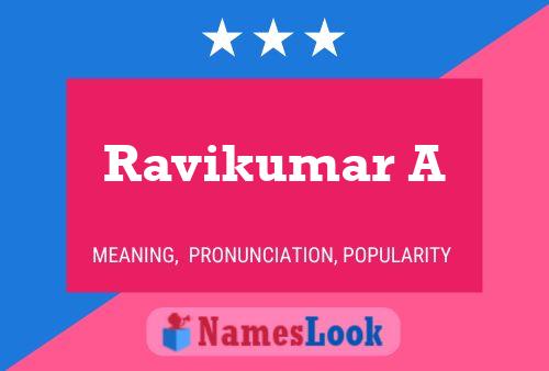 Ravikumar A Name Poster