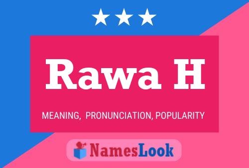 Rawa H Name Poster