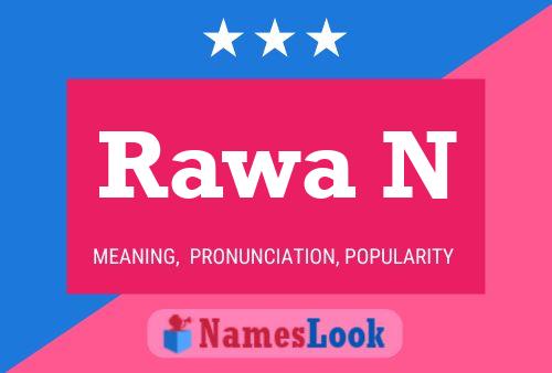 Rawa N Name Poster