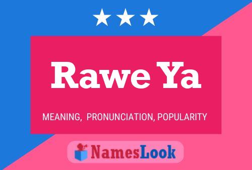 Rawe Ya Name Poster