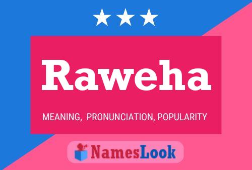 Raweha Name Poster