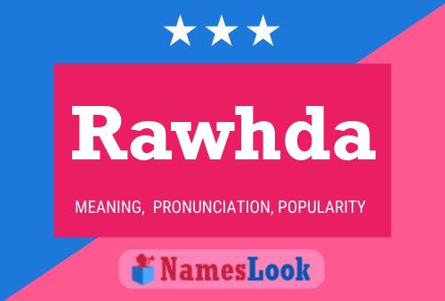 Rawhda Name Poster