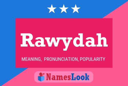 Rawydah Name Poster