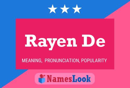 Rayen De Name Poster