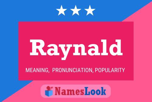 Raynald Name Poster