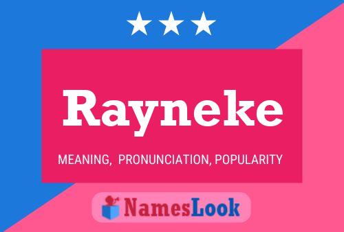 Rayneke Name Poster