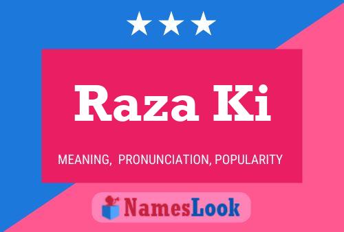 Raza Ki Name Poster