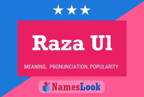 Raza Ul Name Poster