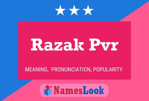 Razak Pvr Name Poster