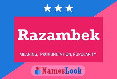 Razambek Name Poster