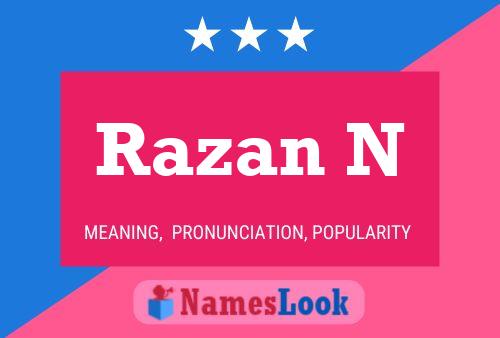 Razan N Name Poster