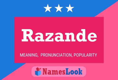 Razande Name Poster