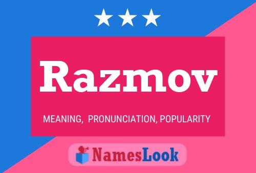 Razmov Name Poster