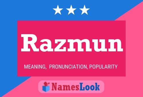 Razmun Name Poster