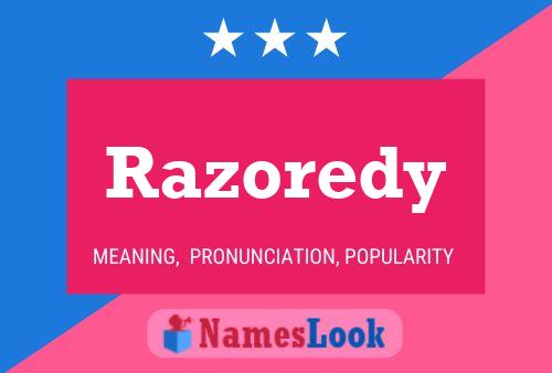 Razoredy Name Poster